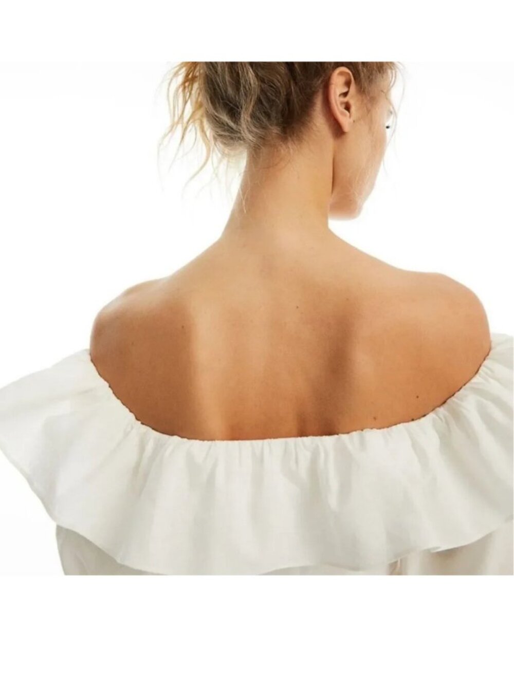 H&M Linen Ruffle Dress - Picture 6 of 14